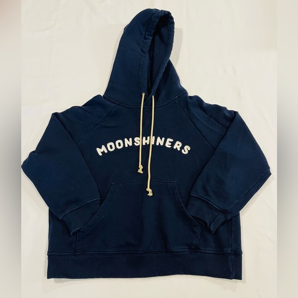 MOTHER Tops - MOTHER | Moonshiners Sweatshirt Hoodie | Navy | Small